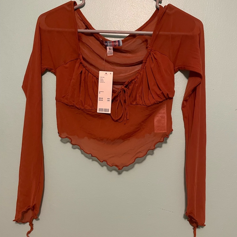 UO sheer top